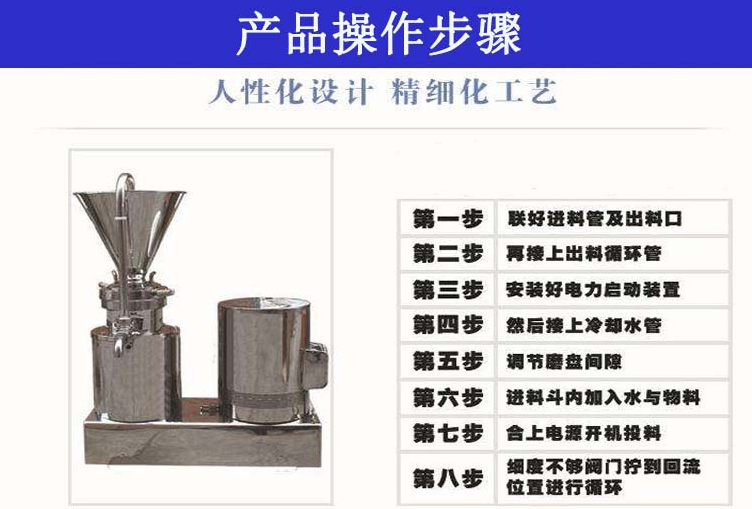 研磨機操作過程